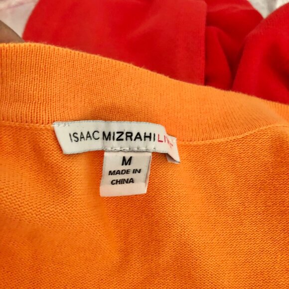 Ombre Color Cardigan Sweater Orange Red - Picture 9 of 9